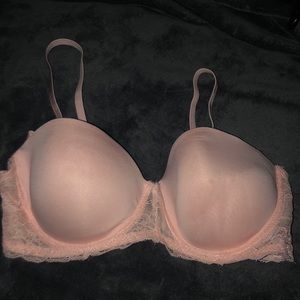 Pink Lace Jessica Simpson Bra